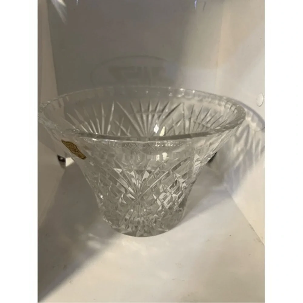 Stunning Vintage Crystal Ice Bucket 5